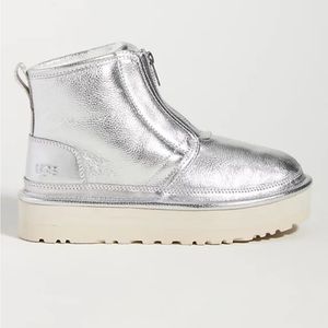 Ugg Neumal Metallic platform boots size 8